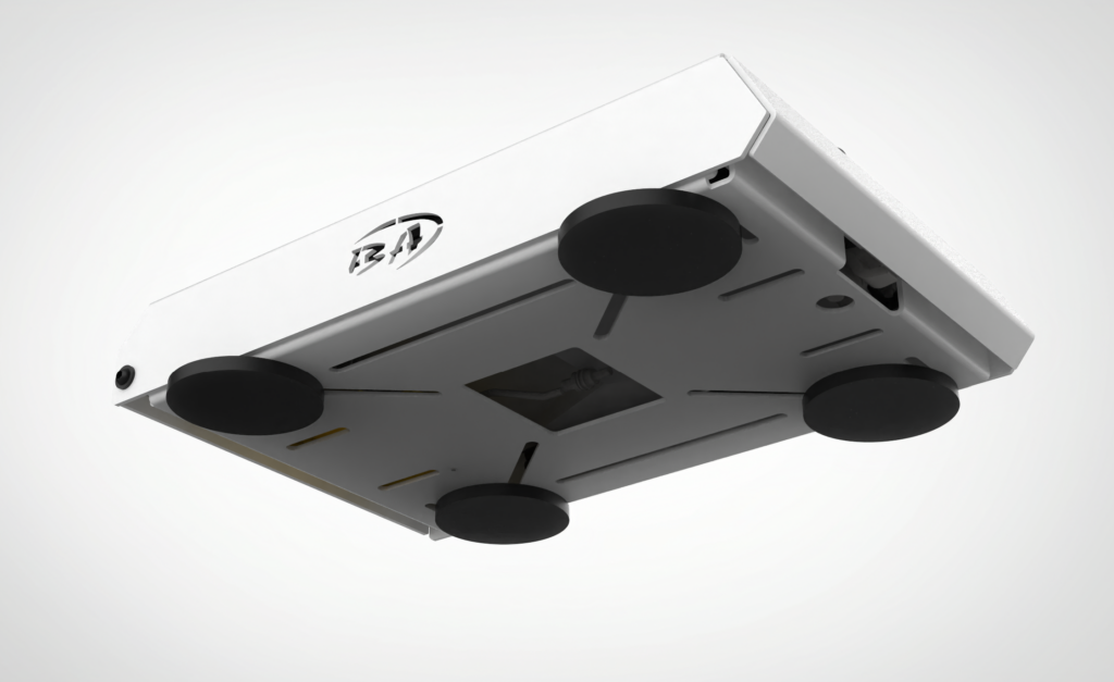 Boss Pro Lockable Mount for Starlink Mini — White with Magnetic Feet