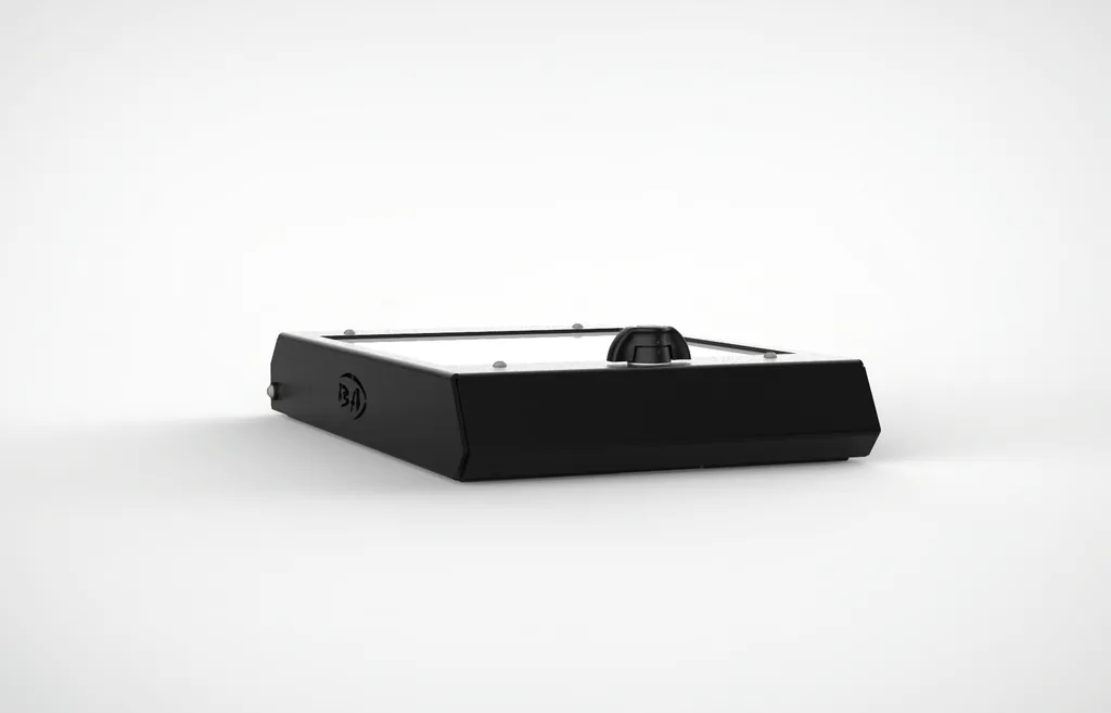 Boss Pro Lockable Mount for Starlink Mini in Black, showing the cam lock for added security